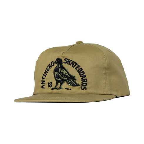 Anti Hero - Clubhouse Snapback Hat (Black/Tan)